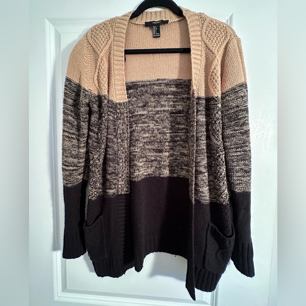 Oversized multicolor Cardigan. Size small